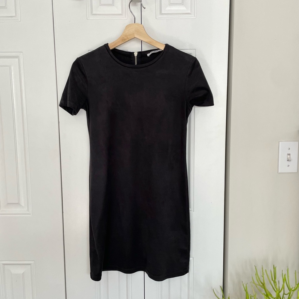 Zara Faux Suede Mini Dress
